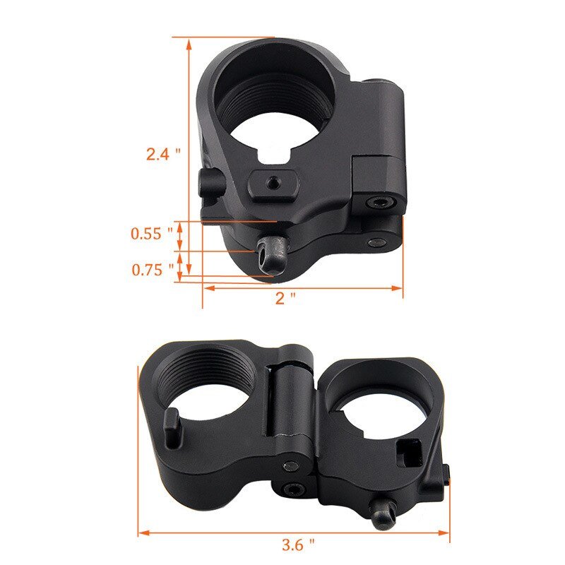 Tactical AR Folding Stock Adapter 30mm For M16/M4.