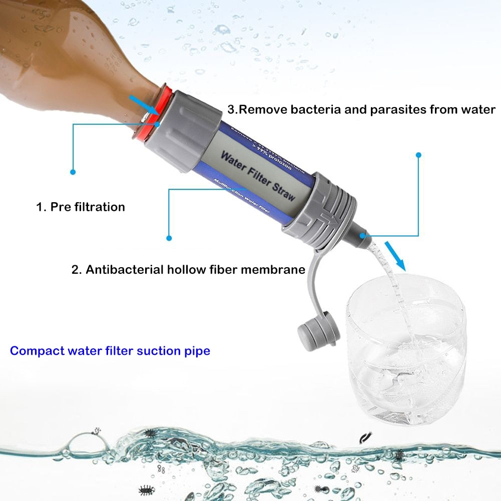 Outdoor Survival Water Filter Straws