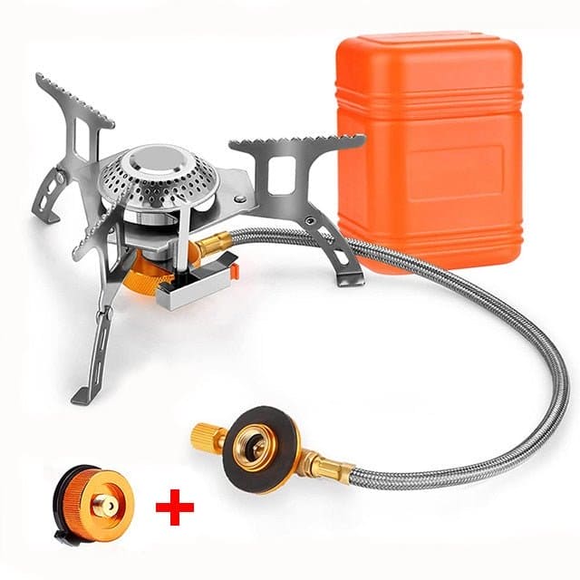 Portable Gas Burner Stove - stand alone with Flexi hose