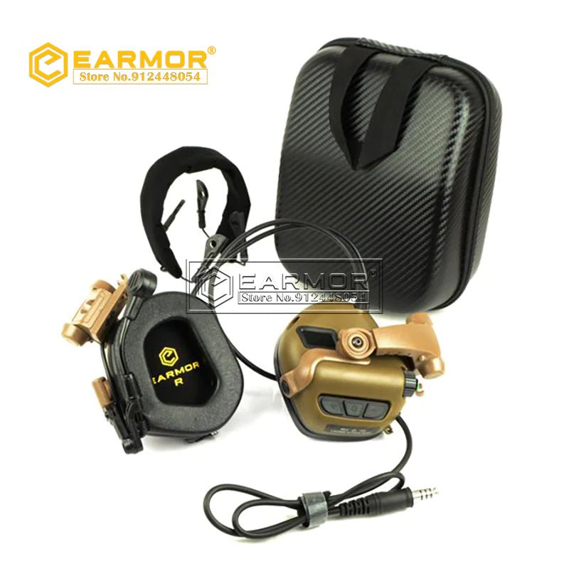 EARMOR M32X-Mark3 MilPro RAC Headset Military Standard Hearing Protection